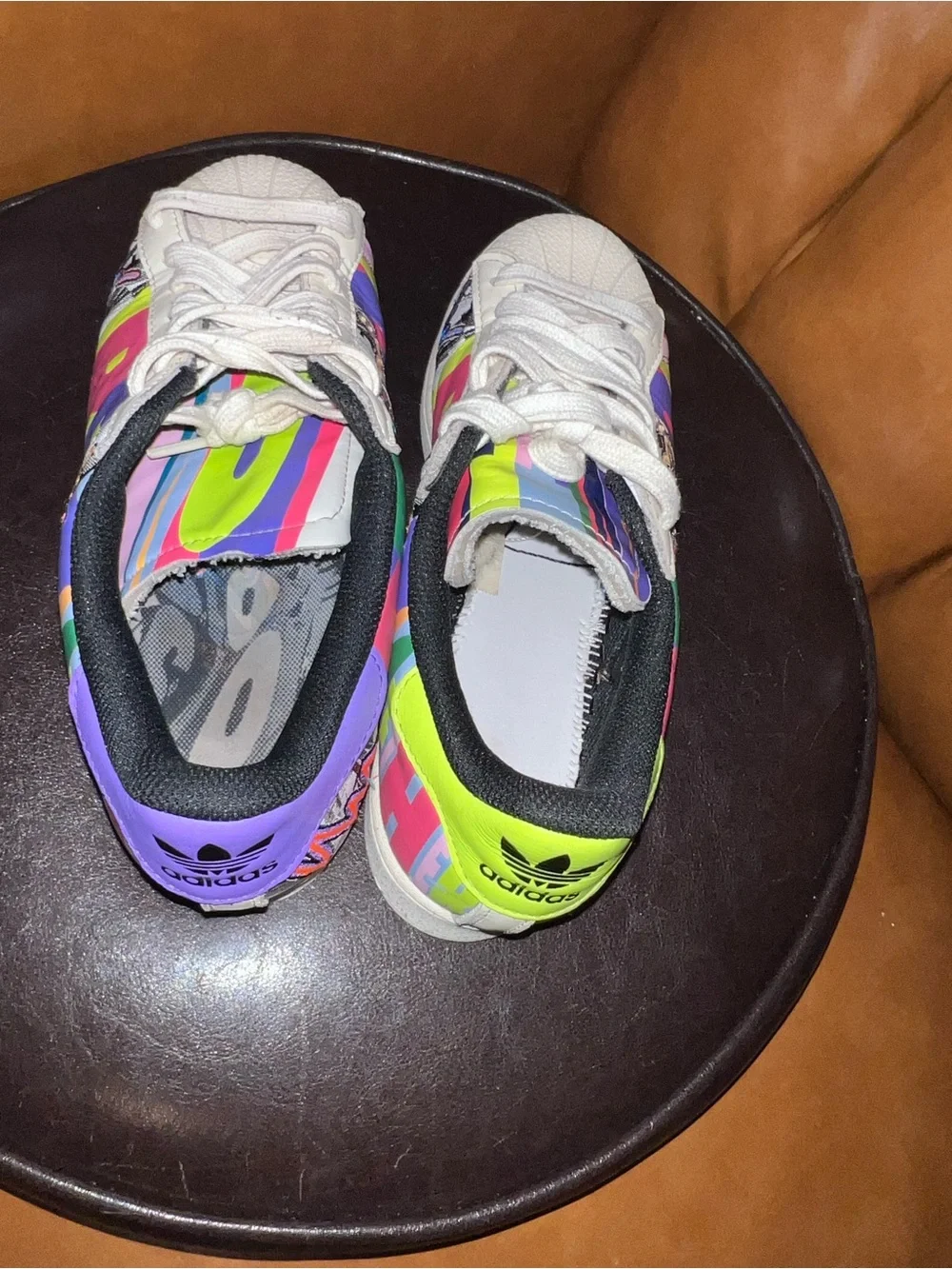 Kris Andrew Small x adidas Superstar 'Pride' sneakers men’s size 8